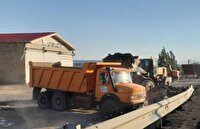جمعآوری نخالههای ساختمانی در جاده شهید کلانتری ارومیه