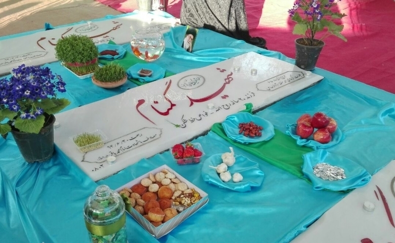 آماده سازی گلزار مطهر شهدای شیراز در آستانه سال نو