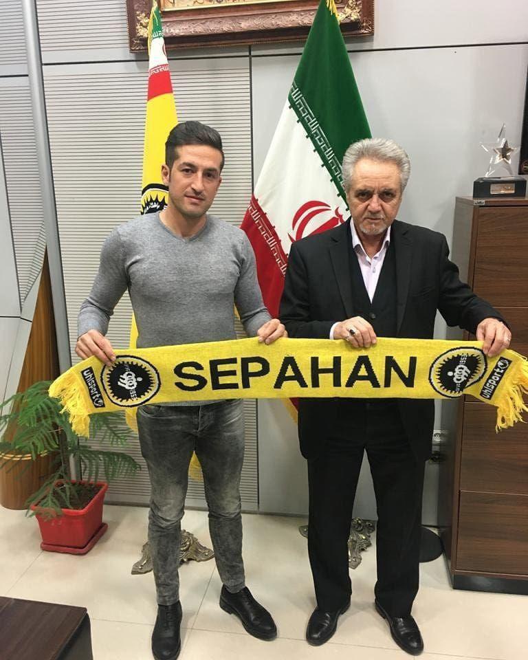 مهدی ترکمان در جمع زردپوشان اصفهانی