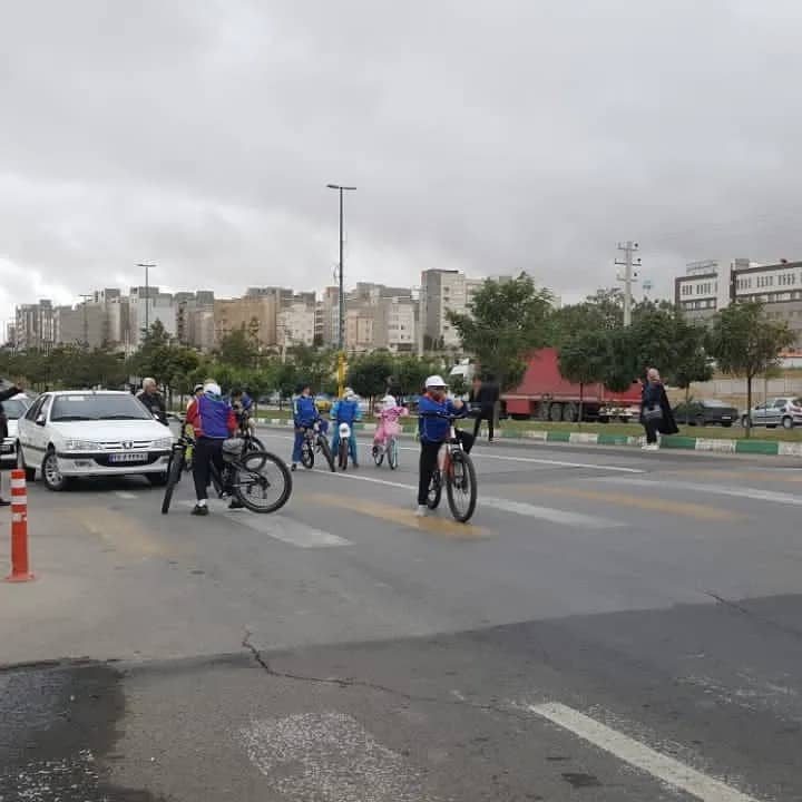 همایش دوچرخه سواری همیاران پلیس در اردبیل