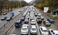 ترافیک پر حجم در جاده‌های مازندران