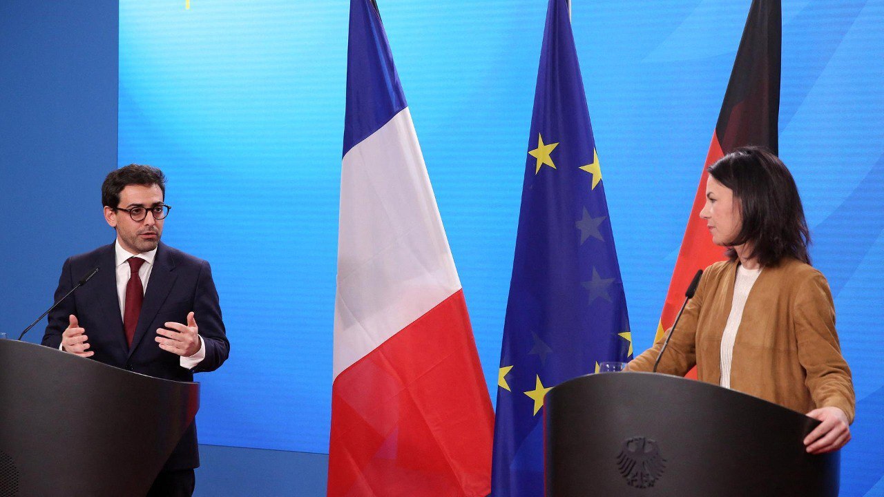 آلمان و فرانسه بر حمایت از اوکراین تاکید کردند