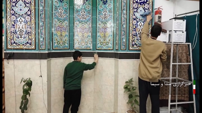 آماده سازی مساجد قم برای میهمانی خدا آماده سازی مساجد قم برای میهمانی خدا