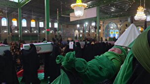 برگزاری دو مراسم عزاداری در خوروبیابانک