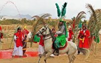 بیان وقایع عاشورا توسط هنرمندان تعزیه خوان قزوین