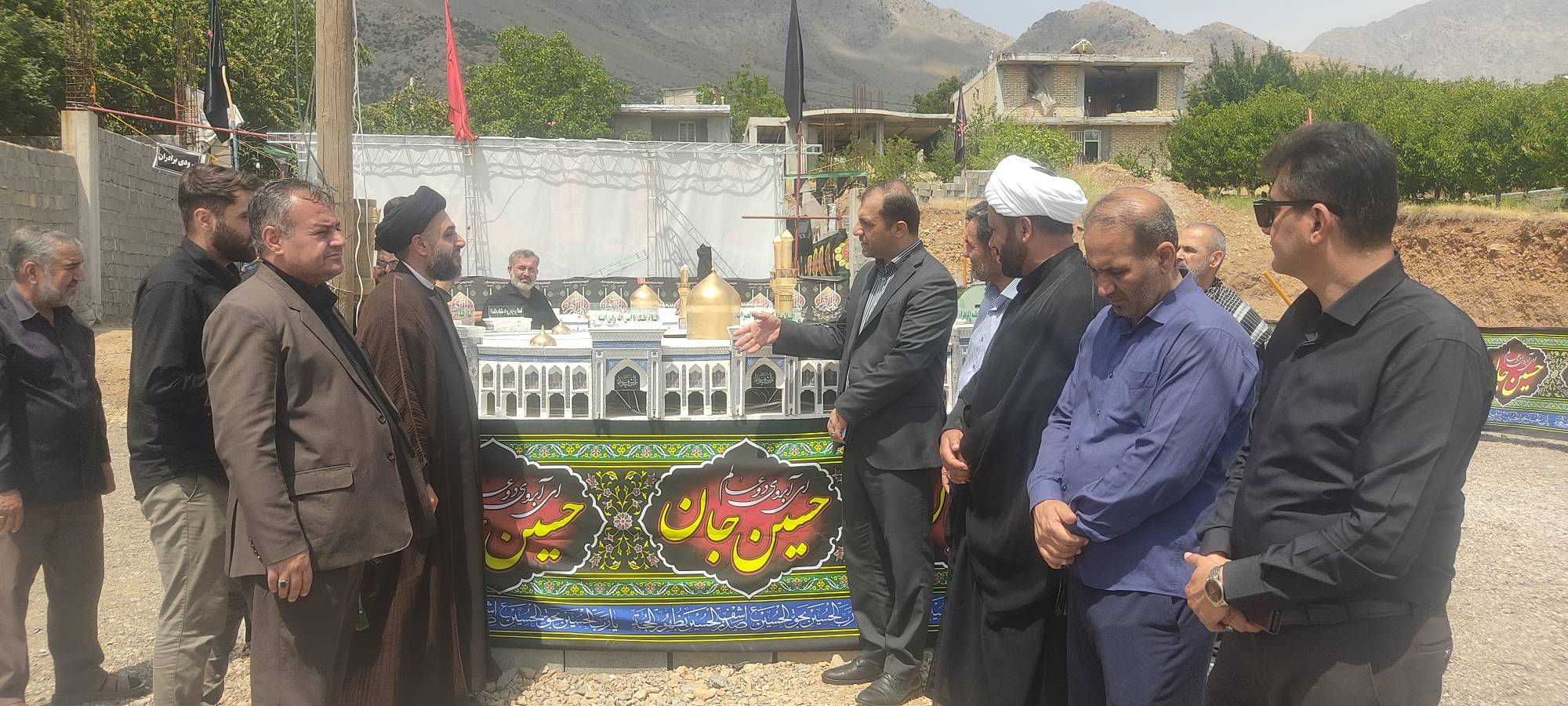 نمایش ماکت بین الحرمین در  سی سخت