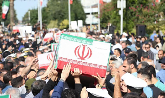 وداع مردم با شهدای تروریستی آستانه اشرفیه