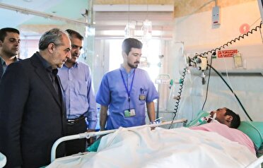 عیادت استاندار از مجروحان جنگی آذربایجان شرقی