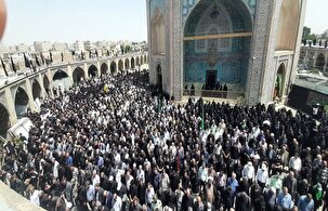 مراسم تشییع پیکر شهید مدافع وطن امیرحسین باجلان
