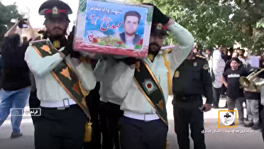 تشییع شهیدی دیگر در استان مرکزی