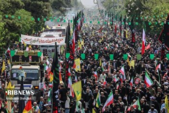 تشییع پیکر شهدای اقتدار در تهران ۲