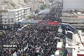 تشییع پیکر شهدای اقتدار در تهران ۳