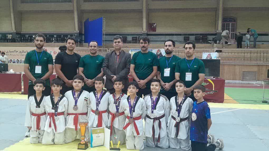 درخشش تکواندوکاران خردسال مرکزی در رقابت‌های منطقه‌ای