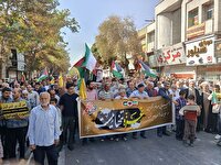  راهپیمایی بشارت نصر در قزوین 