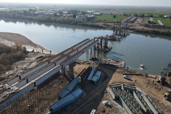 پیشرفت ۹۵ درصدی ساخت پل دهستان عنافچه باوی پیشرفت ۹۵ درصدی ساخت پل دهستان عنافچه باوی