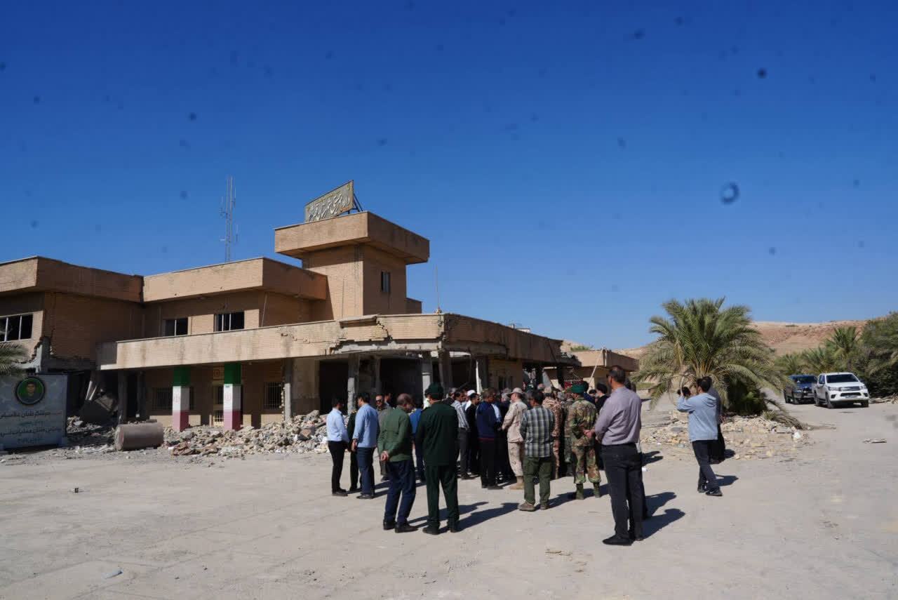 بازدید اعضاء کمیسیون امنیت ملی مجلس از محل جنایت رژیم صهیونیستی در قصرشیرین