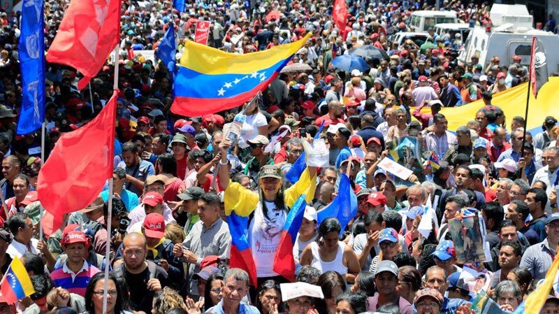 تظاهرات طرفداران مادورو در ونزوئلا