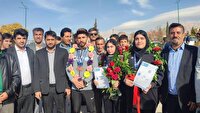 استقبال باشکوه از سه قهرمان بین المللی در یاسوج