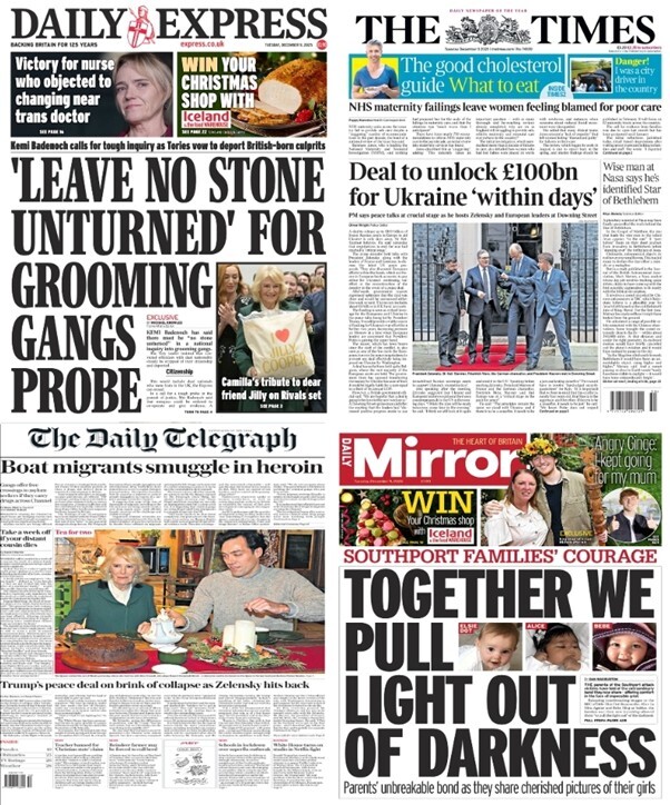 مهمترین عناوین روزنامه‌های جهان ۱۸ آذر ۱۴۰۴