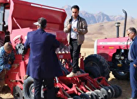 آغاز کشت گندم و نخود علوفه‌ای دیم در روستای کردشامی