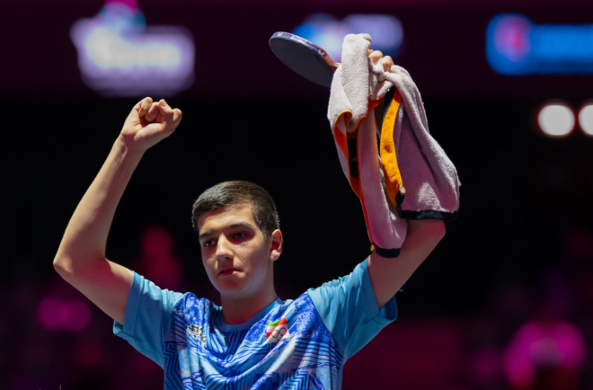 پنج نشان رنگارنگ ایران در تنیس روی میز کانتندر عربستان پنج نشان رنگارنگ ایران در تنیس روی میز کانتندر عربستان