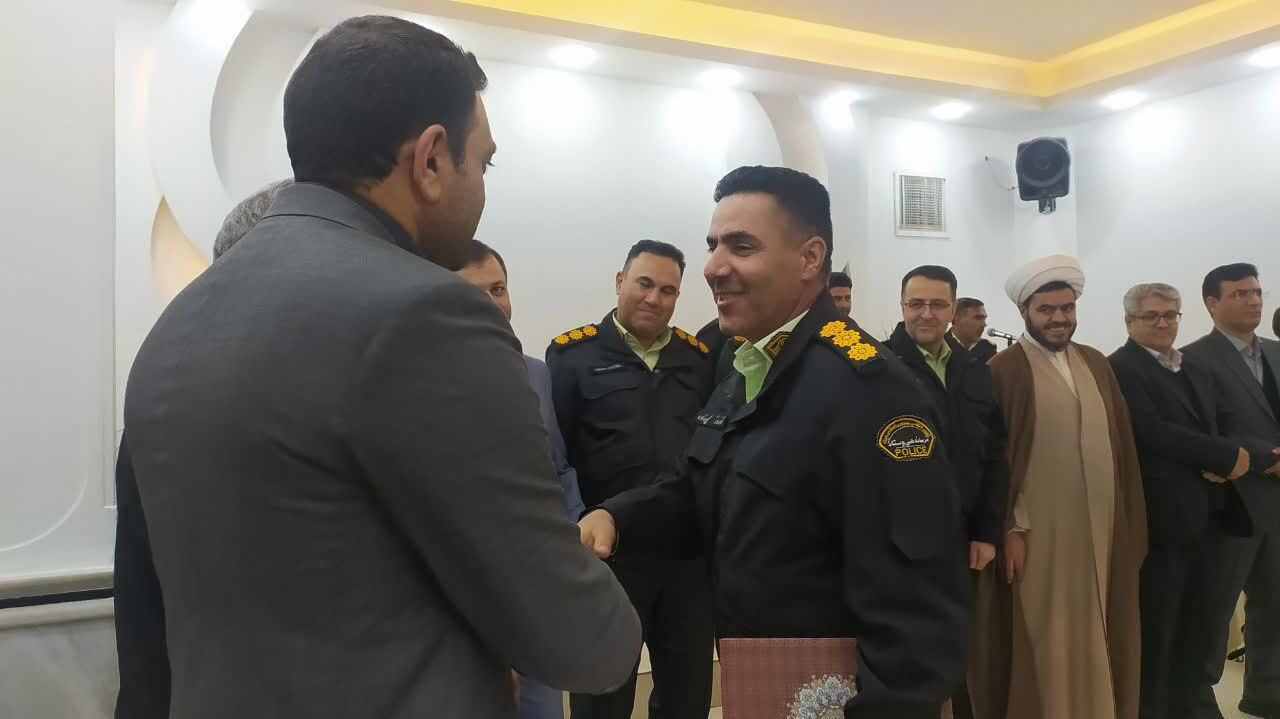 معرفی فرمانده جدید انتظامی شهرستان باروق