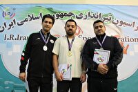 سومین مرحله مسابقات آزاد تپانچه مردان، عفتی قهرمان شد