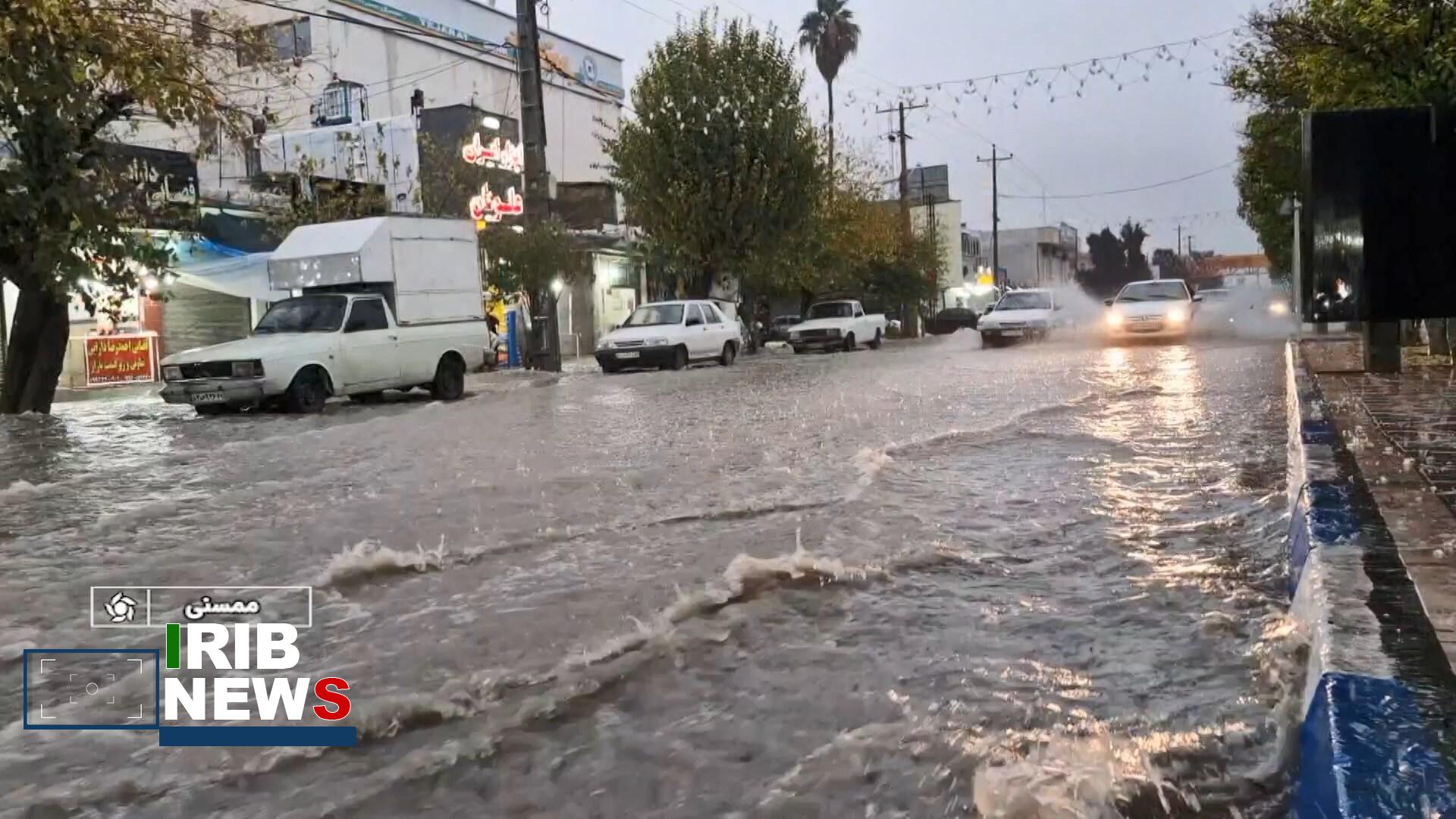 لطافت هوای مناطق مختلف فارس با باران