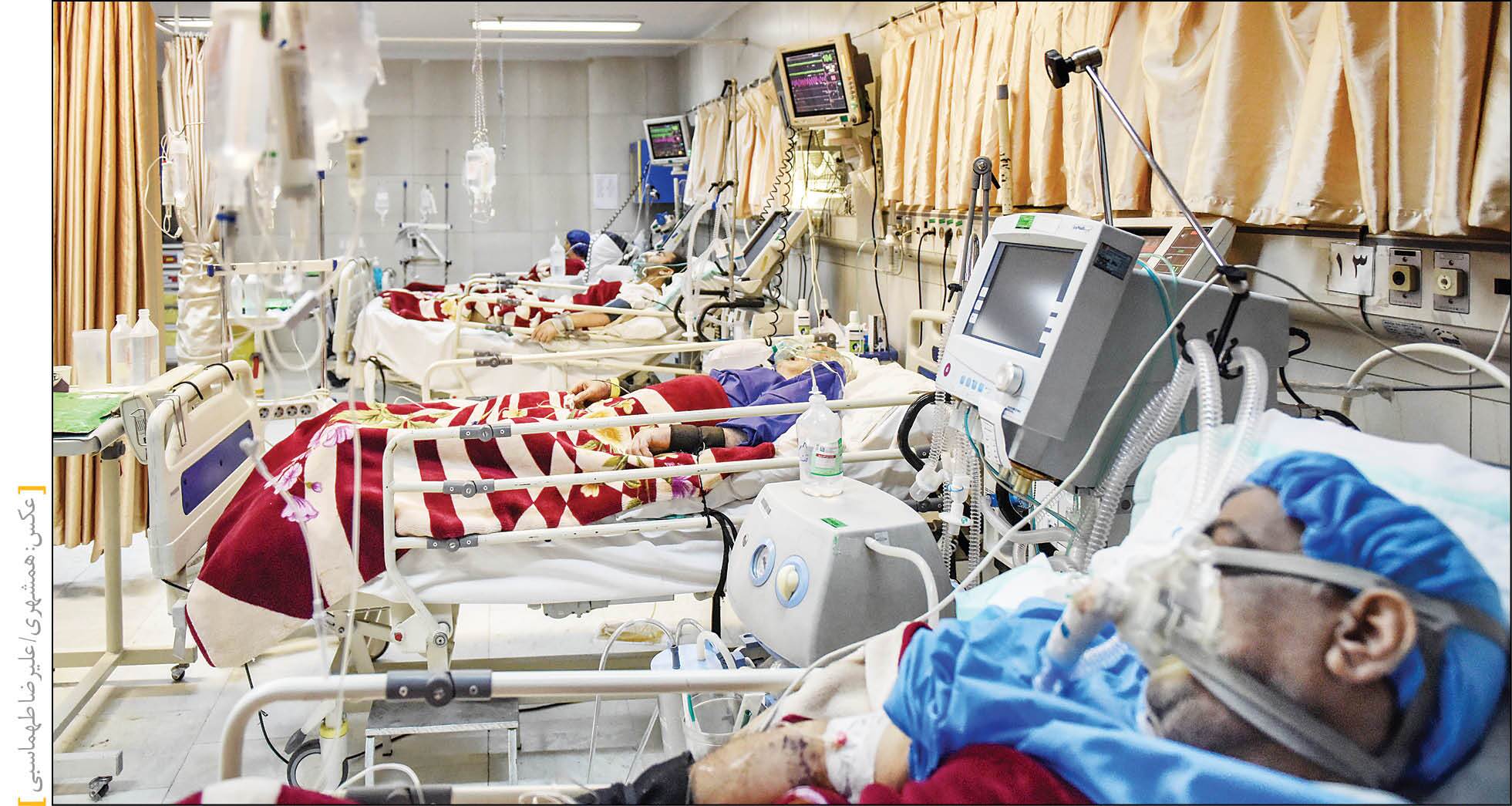 بستری شدن بیماران با علائم کووید و آنفولانزا در سمنان